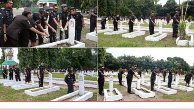 Sambut Hari Pengayoman, Lapas Siantar Ziarah di Taman Makam Pahlawan