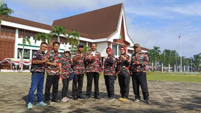 Laskar Merah Putih Hadir dalam Perayaan HUT RI ke-79 di Kantor Gubernur Kalimantan Barat