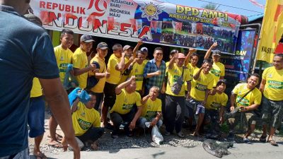 DPD AMPI Kabupaten Simalungun Peringati HUT Kemerdekaan RI 79:Lombak Macing Ikan