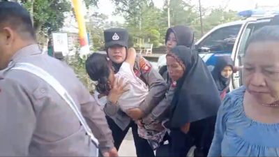 Bayi Cantik Lahir diDalam Mobil Patroli Lantas Polres Sambas, Tengah Aksi Demo 