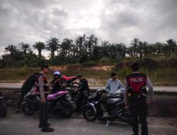 Upaya Tegas Sat Samapta Polres Landak Cegah Balap Liar di Stadion Gor Patih Gumantar