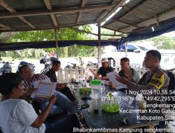 Polres Siak Gelar “Jumat Curhat” di Kampung Sengkemang, Sosialisasikan Penerimaan Polri 2025