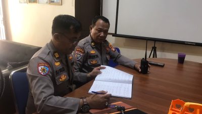 Kawasops OMP Kapuas 2024 Lakukan Pengecekan dan Pengawasan Personel Pengamanan di Kantor Bawaslu Kota Pontianak