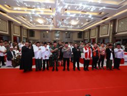 Kapolri Dan Panglima Hadiri Doa Lintas Agama di Jatim