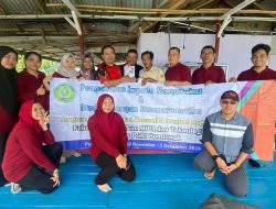 Program Studi Magister Pendidikan Matematika UPGRI Pontianak Gelar Pengabdian Masyarakat di Desa Lemukutan