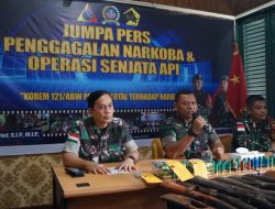 Keberhasilan Satgas Pamtas RI-Malaysia Yonzipur 5/ABW Dalam Menggagalkan Penyelundupan Narkoba