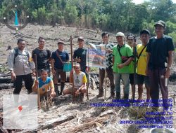 *Bersama Kelompok Tani, Bhabinkamtibmas Desa Pangkalan Paket Kecamatan Jelai Hulu Dukung Program Ketahanan Pangan*
