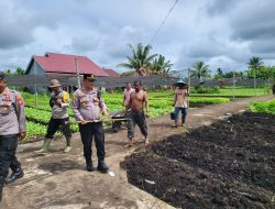 Dorong Peningkatan Swasembada Pangan,Polsek Pontianak Utara Dialog Bersama Petani Sayuran Diwilayahnya