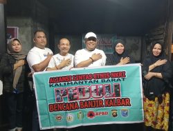 DPP Aliansi Lintas Etnis Kalbar Membuka Posko Bencana Banjir, Sebagai Ketum H.Sunadar