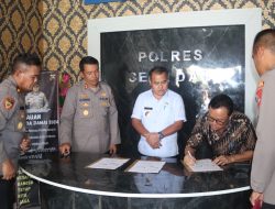 Polres Sekadau, Pemkab dan Koperasi Produsen Keling Kumang Agro Teken MoU Peningkatan Ketahanan Pangan