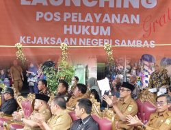 Wakil Bupati Sambas H Heroaldi Resmikan Program Layanan Hukum Gratis
