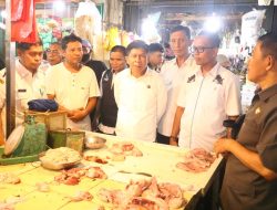 Sidak Pasar, Plt Kadis Pertanian: Harga Kebutuhan Pokok Stabil 