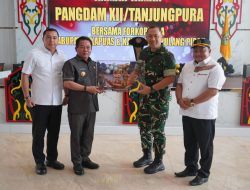 Pangdam XII/Tpr Ramah Tamah Bersama Forkopimda Kabupaten Kapuas dan Pulang Pisau