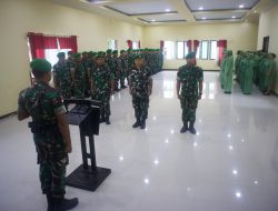 Siapkan Mitigasi Bencana, Danrem 121/Abw Pimpin Aper Gelar Pasukan di Makodim 1208/Sambas
