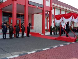 Danramil 02/Sejangkung Hadiri Upacara Peringatan Hari Pahlawan dan Ziarah ke TMP Mewakili Dandim 1208/Sambas