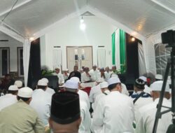 Peringatan Haul Perdana Abdul Rasyid di Desa Mega Timur Dihadiri Ratusan Jemaah Majelis Sholawat