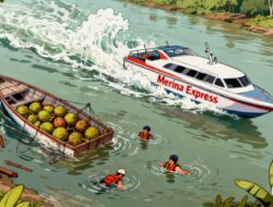 Speedboat Diduga Picu Gelombang Besar, KM Juwita Tenggelam di Sungai Kapuas!