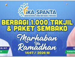 Alumni SMPN 3 Pontianak Bergerak: IKA SPANTA Targetkan 1.000 Takjil dan 100 Paket Sembako di Ramadhan 2026