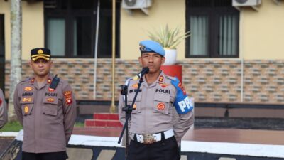 Puluhan Personel Polres Melawi Jalani Tes Urine, Propam Polda Kalbar Lakukan Pemeriksaan Disiplin