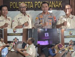 Audiensi Bersama Kapolresta Pontianak, Perbakin Dorong Pembinaan Atlet Menembak Lebih Profesional