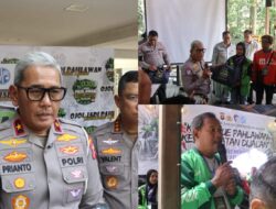 Bangun Sinergitas, Korlantas Polri Gelar Acara “Polantas Menyapa Ojol” di Pontianak