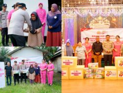 Polri untuk Masyarakat, Polres Bengkayang dan Polsek Sungai Raya Kepulauan Berbagi Kepedulian kepada Lansia