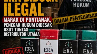 Situs Jalur Tikus Marak, Rokok Era Tanpa Pita Cukai Bebas Dijuallibaskan di Pasar Pontianak ​Pengawasan Bea Cukai