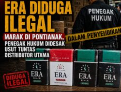 Rokok ERA Diduga Tanpa Pita Cukai Banjiri Pontianak, Dugaan Pembiaran Aparat Penegak Hukum Disorot